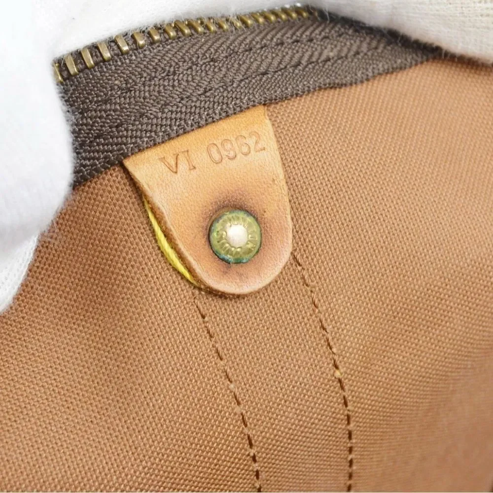 Louis Vuitton Monogram Brown Tan Duffel Bag